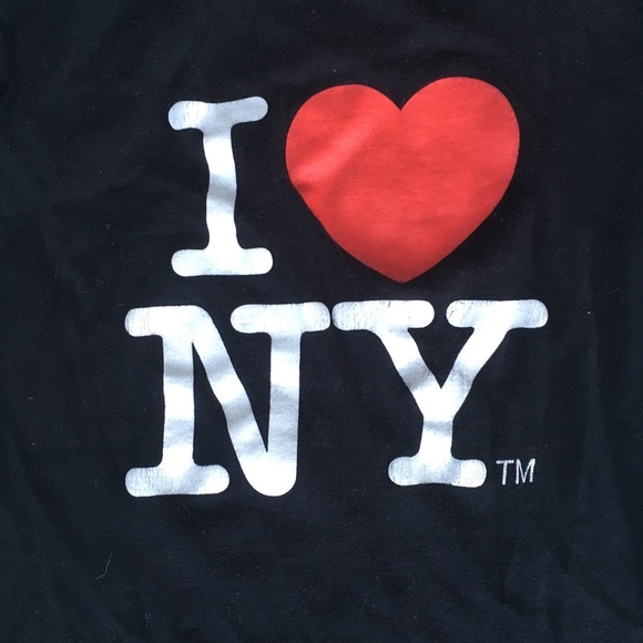 I ❤️ NEW YORK BLACK TIGHT TEE SHIRT - Picture 2 of 3